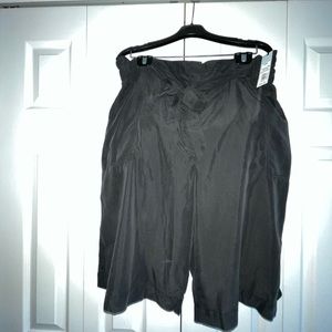 New with Tag Silky Sexy Plus Size High Waisted Black Walking Shorts. Brand new!
